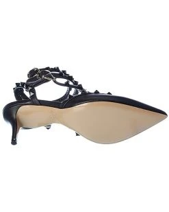 Valentino Rockstud Caged 65 Leather Ankle Strap Pump Women -Valentino shop 1313564178 RLLD 4