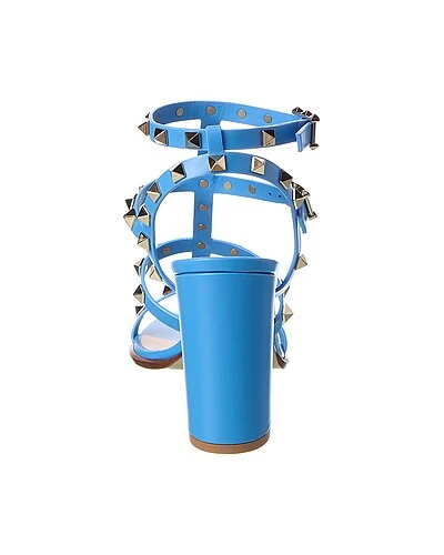 Valentino Rockstud Caged 90 Leather Ankle Strap Sandal Women 5 Valentino Rockstud Caged 90 Leather Ankle Strap Sandal Women - Image 3