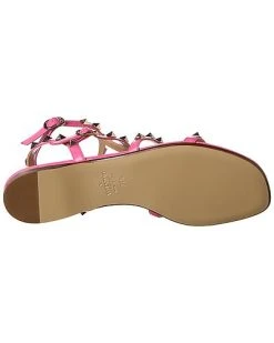 Valentino Rockstud Caged Leather Ankle Strap Sandal Women -Valentino shop 1313568460 RLLD 4