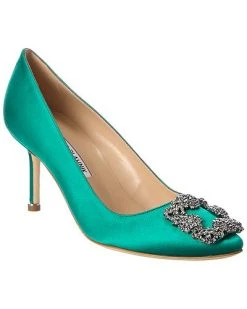 Manolo Blahnik Hangisi 70 Satin Pump Women