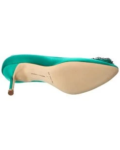 Manolo Blahnik Hangisi 70 Satin Pump Women -Valentino shop 1313600999 RLLD 4