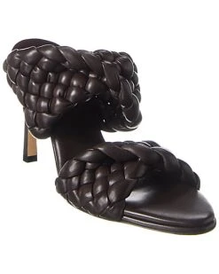 Bottega Veneta Curve Leather Sandal Women