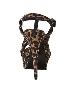 Saint Laurent Tribute Leopard Print 105 Suede Platform Sandal Women -Valentino shop 1313709545 RLLD 3