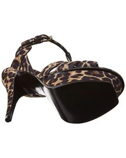 Saint Laurent Tribute Leopard Print 105 Suede Platform Sandal Women -Valentino shop 1313709545 RLLD 4