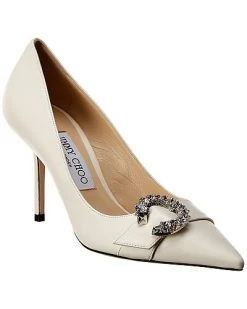 Jimmy Choo Saresa 85 Leather Pump Women