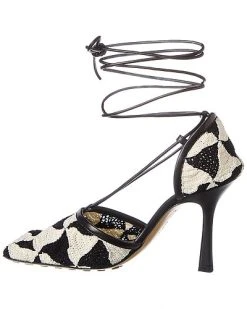 Bottega Veneta Stretch Leather-Trim Sandal Women -Valentino shop 1313749384 RLLD 2