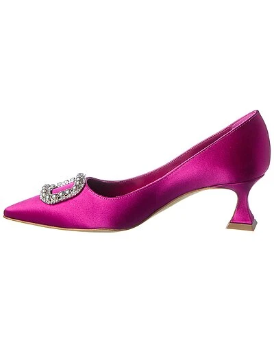 Manolo Blahnik Fabeta 55 Satin Pump Women 4 Manolo Blahnik Fabeta 55 Satin Pump Women - Image 2