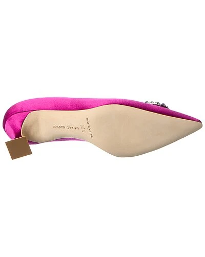 Manolo Blahnik Fabeta 55 Satin Pump Women 6 Manolo Blahnik Fabeta 55 Satin Pump Women - Image 4