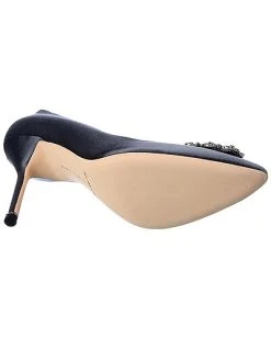 Manolo Blahnik Hangisi 105 Satin Pump Women -Valentino shop 1313786072 RLLD 4