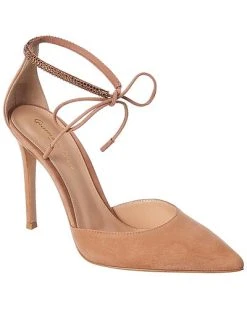 Gianvito Rossi Montecarlo D'Orsay 100 Suede Pump Women