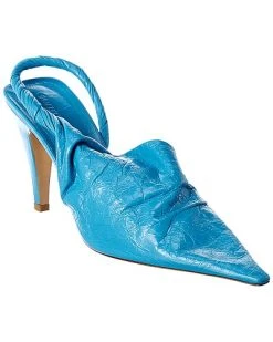 Bottega Veneta The Point Leather Slingback Pump Women