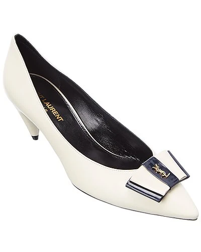Saint Laurent Anais 55 Leather Pump Women 3 Saint Laurent Anais 55 Leather Pump Women