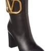 Valentino VLogo 85 Leather Bootie Women -Valentino shop 1313839516 RLLD 1