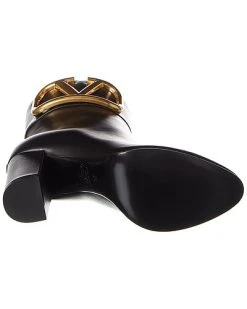 Valentino VLogo 85 Leather Bootie Women -Valentino shop 1313839516 RLLD 4