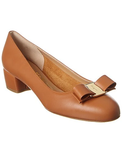 Salvatore Ferragamo Vara Leather Pump Women 3 Salvatore Ferragamo Vara Leather Pump Women