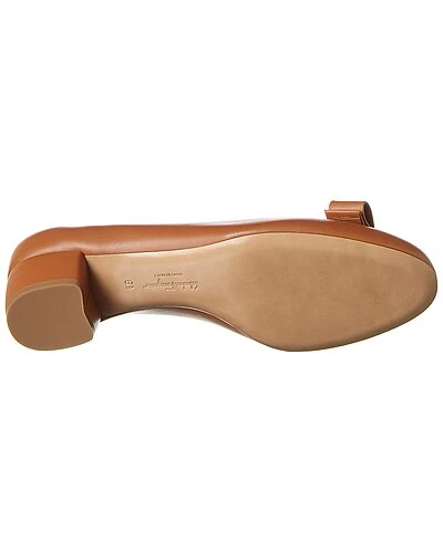 Salvatore Ferragamo Vara Leather Pump Women 6 Salvatore Ferragamo Vara Leather Pump Women - Image 4