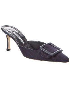 Manolo Blahnik Ysalebi 70 Wool Pump Women