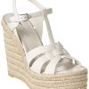 Saint Laurent Tribute 85 Leather Espadrille Wedge Sandal Women 1 Saint Laurent Tribute 85 Leather Espadrille Wedge Sandal Women -Valentino shop 1313902520 RLLD 1