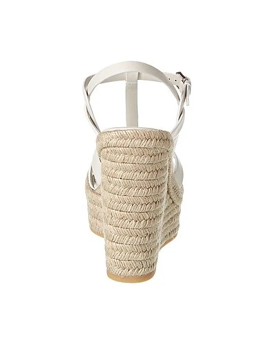 Saint Laurent Tribute 85 Leather Espadrille Wedge Sandal Women 5 Saint Laurent Tribute 85 Leather Espadrille Wedge Sandal Women - Image 3