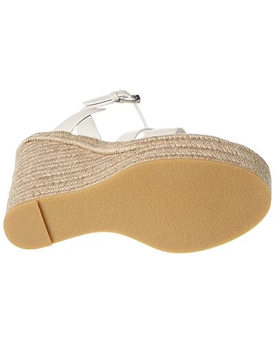 Saint Laurent Tribute 85 Leather Espadrille Wedge Sandal Women 6 Saint Laurent Tribute 85 Leather Espadrille Wedge Sandal Women - Image 4