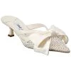 Jimmy Choo Flaca 50 Mesh & Leather Mule Women -Valentino shop 1313905222 RLLD 1