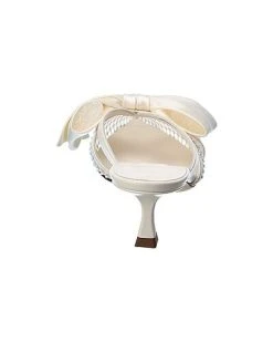 Jimmy Choo Flaca 50 Mesh & Leather Mule Women -Valentino shop 1313905222 RLLD 3