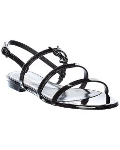 Saint Laurent Cassandra Patent Sandal Women