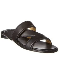 Bottega Veneta The Band Leather Sandal Women