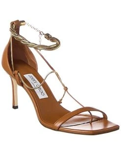 Jimmy Choo Oriana 75 Leather Sandal Women