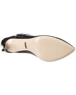 Gucci Sylvie Web Leather Slingback Pump Women -Valentino shop 1313937769 RLLD 4