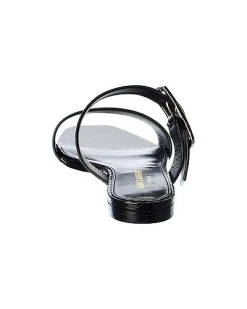 Saint Laurent Oak Embossed Leather Sandal Women 9 Saint Laurent Oak Embossed Leather Sandal Women -Valentino shop 1313959203 RLLD 3