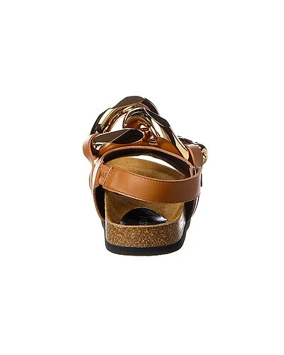 JW Anderson Chain Leather Sandal Women 5 JW Anderson Chain Leather Sandal Women - Image 3