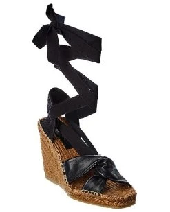 Jimmy Choo Dalya 110 Leather Wedge Sandal Women