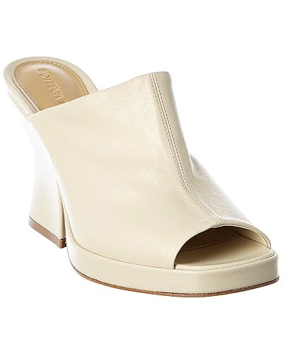 Bottega Veneta Stack Leather Mule Women 3 Bottega Veneta Stack Leather Mule Women