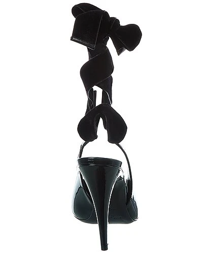 Saint Laurent Venus 110 Patent & Velvet Pump Women 5 Saint Laurent Venus 110 Patent & Velvet Pump Women - Image 3