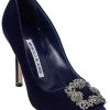 Manolo Blahnik Hangisi 105 Velvet Pump Women 1 Manolo Blahnik Hangisi 105 Velvet Pump Women -Valentino shop 1313992578 RLLD 1