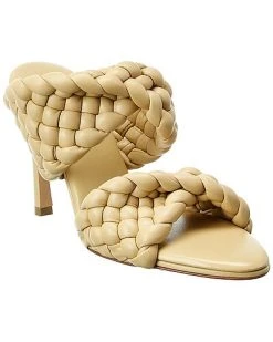 Bottega Veneta Curve Leather Sandal Women