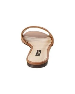 Dolce & Gabbana Millennials Logo Leather Sandal Women 9 Dolce & Gabbana Millennials Logo Leather Sandal Women -Valentino shop 1313997802 RLLD 3